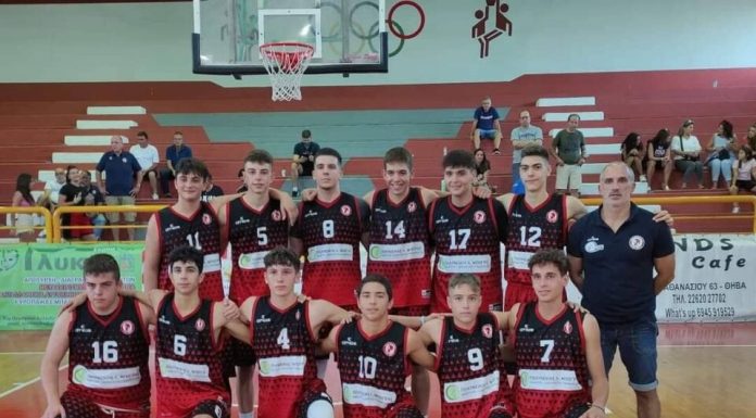 ΕΦΗΒΩΝ Β’ ΦΑΣΗ (Β’ ΟΜΙΛΟΣ): Κένταυρος Λιβαδειάς-Κάδμος 66-82