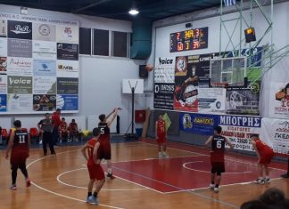 ΕΦΗΒΩΝ Γ’ ΟΜΙΛΟΣ: Κάδμος-Αίαντας Αυλίδας 74-57