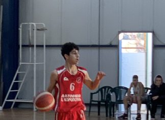 Ο Δημήτρης Αναστασίου του Κάδμου στο final-4 Ενώσεων U-15!