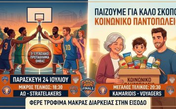 Η ΜΕΓΑΛΗ ΓΙΟΡΤΗ ΤΟΥ ΜΠΑΣΚΕΤ – ΠΑΙΖΟΥΜΕ ΓΙΑ ΚΑΛΟ ΣΚΟΠΟ!
